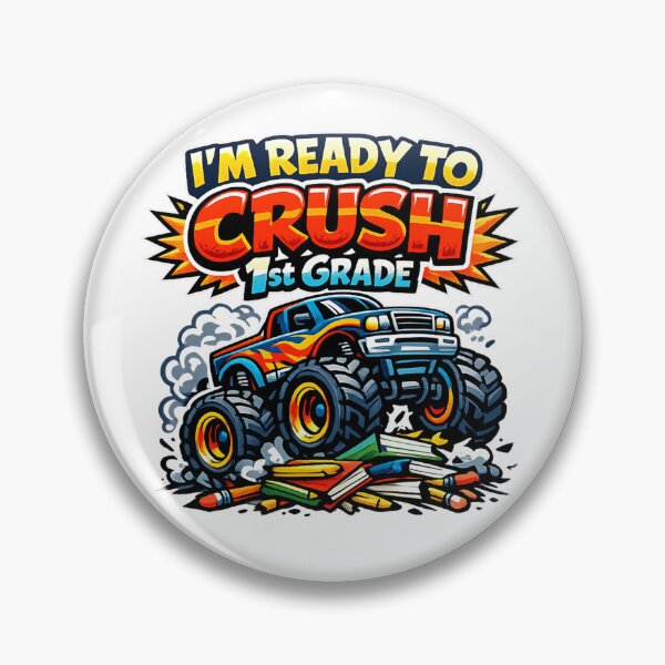 Item preview, I'm Ready to Crush 1st Grade - Monster Truck - Back to School designed and sold by SON SON.