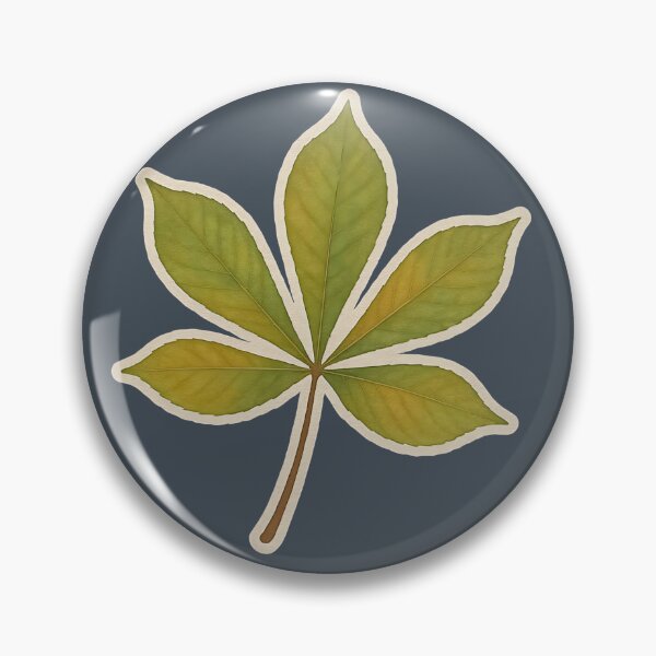 Item preview, Watercolor Botanical Leaves Nature Inspired Collection: Horse Chestnut designed and sold by PinUpPizzazz.