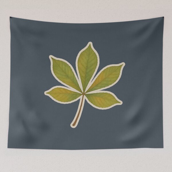 Item preview, Watercolor Botanical Leaves Nature Inspired Collection: Horse Chestnut designed and sold by PinUpPizzazz.
