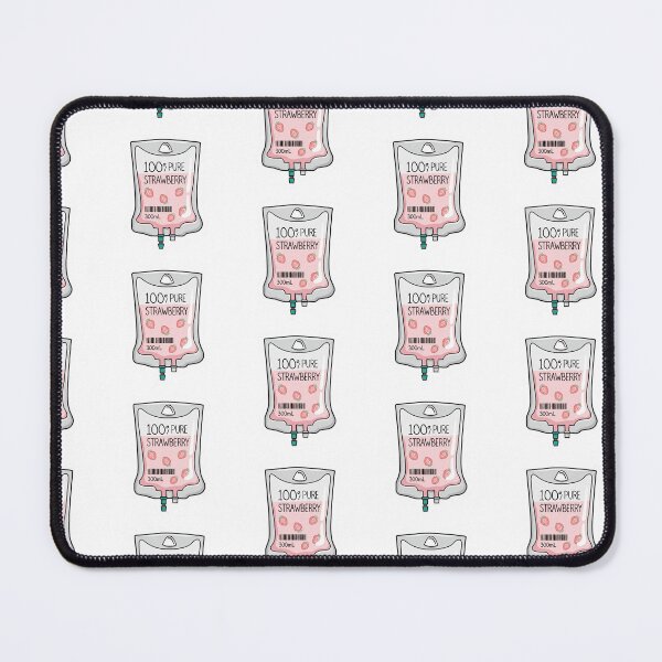 Item preview, Cute Strawberry Milk IV Bag Aesthetic Sticker designed and sold by ORI-ginal Weirdos: The Weirdly Wonderful Crew.