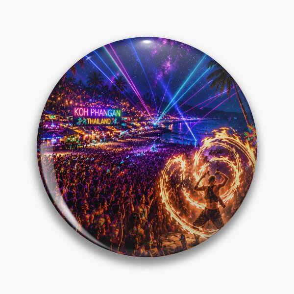 Item preview, Full Moon Party – Koh Phangan Thailand | Neon Tropical Beach Festival designed and sold by Spirit of Siam.