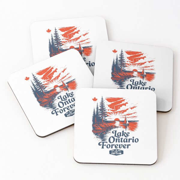 Item preview, Lake Ontario, Great Lakes Sunset, Retro Canada Vacation, Cottage Country Outdoor designed and sold by EllyDinico.