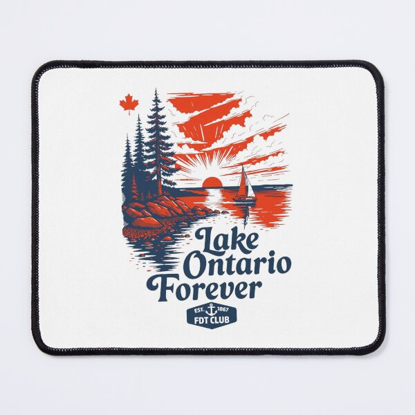 Item preview, Lake Ontario, Great Lakes Sunset, Retro Canada Vacation, Cottage Country Outdoor designed and sold by EllyDinico.