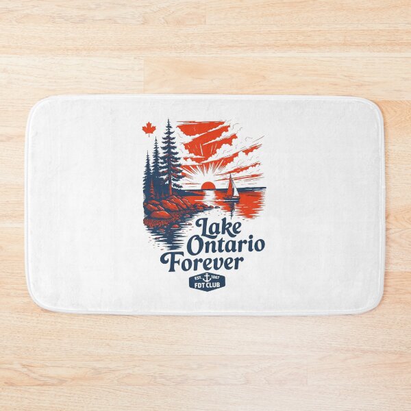 Item preview, Lake Ontario, Great Lakes Sunset, Retro Canada Vacation, Cottage Country Outdoor designed and sold by EllyDinico.