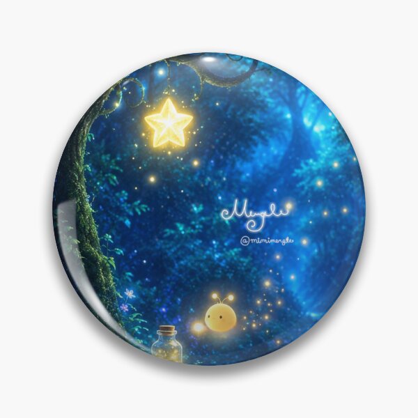 Item preview, Loumie Under a Glowing Star Lantern in Mergle Forest designed and sold by Minimergle.