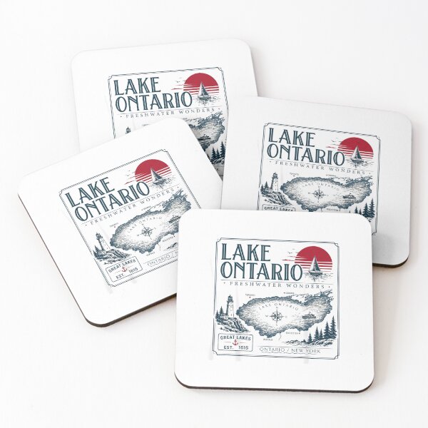 Item preview, Lake Ontario Freshwater Wonder Travel, Lake Ontario, Great Lakes Sunset, Retro Canada Vacation, Cottage Country Outdoor designed and sold by EllyDinico.