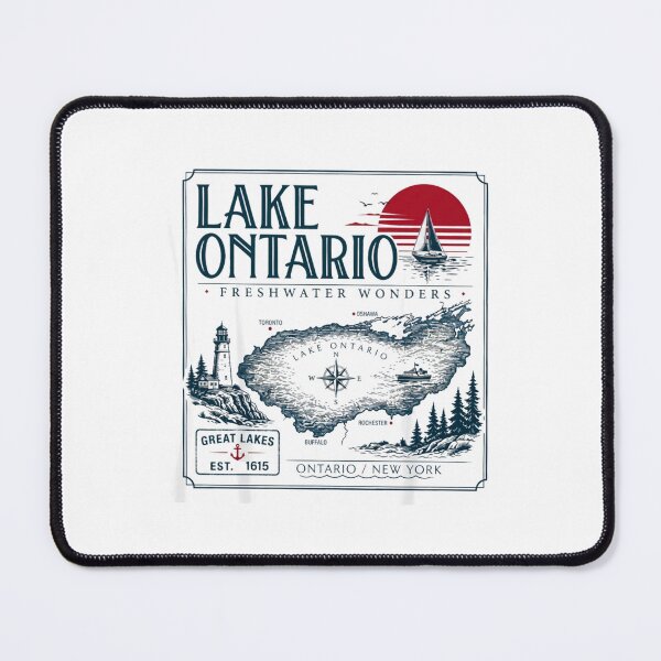 Item preview, Lake Ontario Freshwater Wonder Travel, Lake Ontario, Great Lakes Sunset, Retro Canada Vacation, Cottage Country Outdoor designed and sold by EllyDinico.