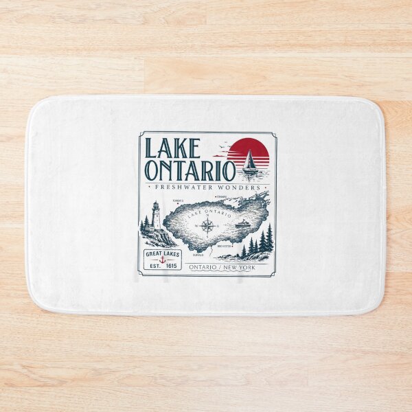 Item preview, Lake Ontario Freshwater Wonder Travel, Lake Ontario, Great Lakes Sunset, Retro Canada Vacation, Cottage Country Outdoor designed and sold by EllyDinico.