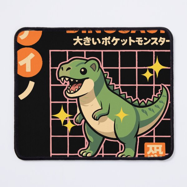 Item preview, Japanese T-Rex Dinosaur Retro Poster designed and sold by Matinez Pink.