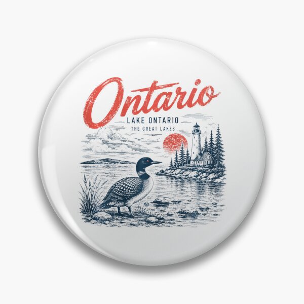 Item preview, Lake Ontario , Loon Est 1615, Lake Ontario Great Lakes, Quiet Activism, Canada Tee, Subtle Anti Trump designed and sold by EllyDinico.