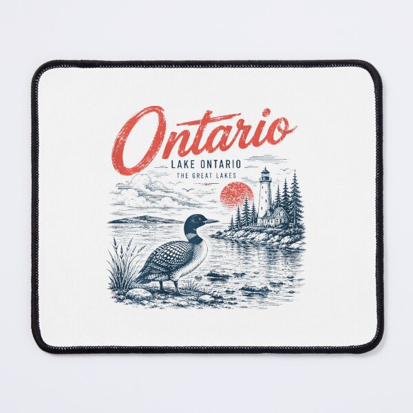 Item preview, Lake Ontario , Loon Est 1615, Lake Ontario Great Lakes, Quiet Activism, Canada Tee, Subtle Anti Trump designed and sold by EllyDinico.