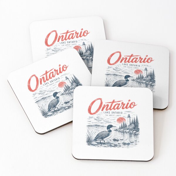 Item preview, Lake Ontario , Loon Est 1615, Lake Ontario Great Lakes, Quiet Activism, Canada Tee, Subtle Anti Trump designed and sold by EllyDinico.