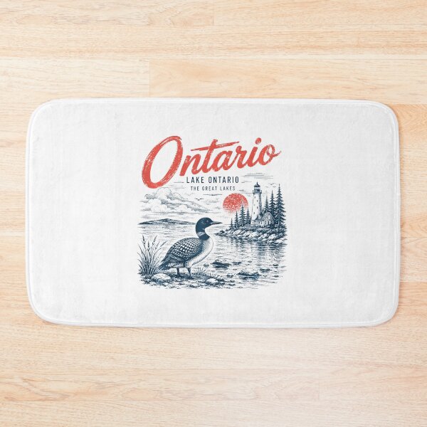 Item preview, Lake Ontario , Loon Est 1615, Lake Ontario Great Lakes, Quiet Activism, Canada Tee, Subtle Anti Trump designed and sold by EllyDinico.