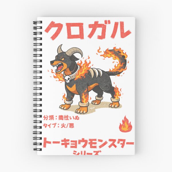 Item preview, Japanese Hellhound Fire Dog Monster Poster designed and sold by Matinez Pink.