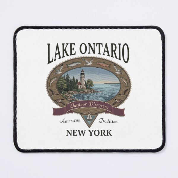 Item preview, Lake Ontario Outdoor, Lake Ontario, Great Lakes, Canada Ontario Map, Lake Life designed and sold by EllyDinico.