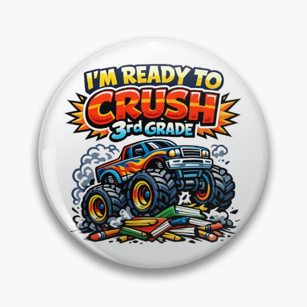 Item preview, I'm Ready to Crush 3rd Grade - Monster Truck - Back to School designed and sold by SON SON.