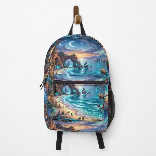 Item preview, A magical fantasy harbor at twilight designed and sold by Solomon-Ent-144.