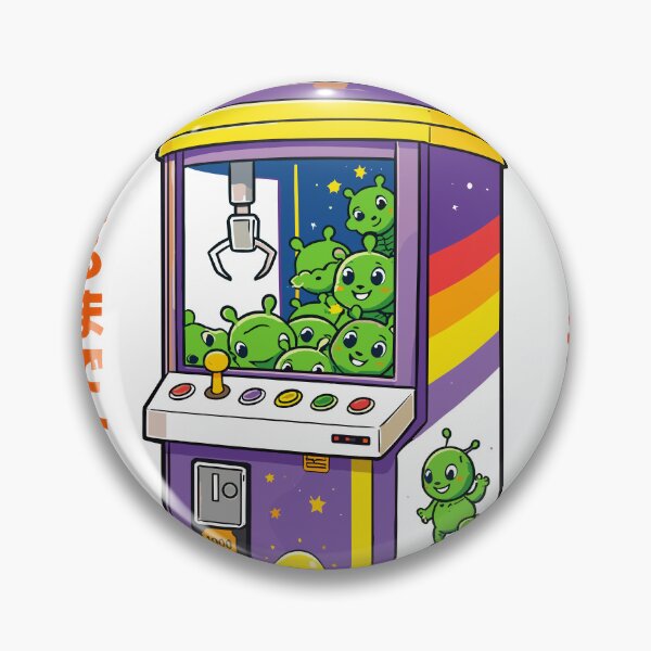 Item preview, Retro Alien UFO Catcher Arcade Poster designed and sold by Matinez Pink.
