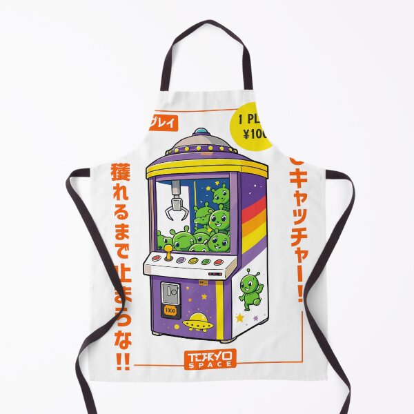 Item preview, Retro Alien UFO Catcher Arcade Poster designed and sold by Matinez Pink.