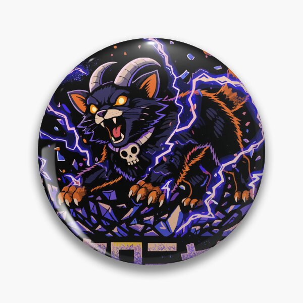 Item preview, Electric Kuronyan Demon Cat Monster Poster designed and sold by Matinez Pink.