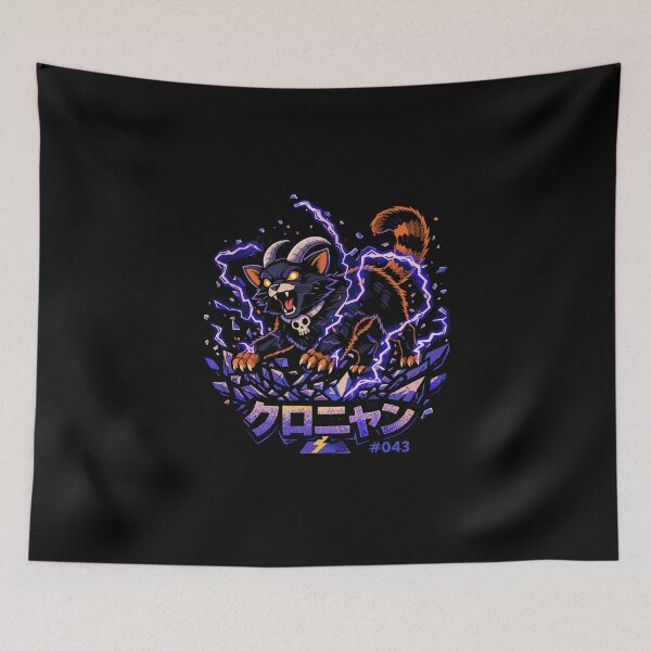 Item preview, Electric Kuronyan Demon Cat Monster Poster designed and sold by Matinez Pink.