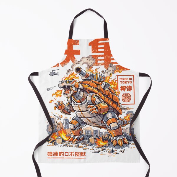 Item preview, Mecha Turtle Cannon Kaiju Tokyo Poster designed and sold by Matinez Pink.