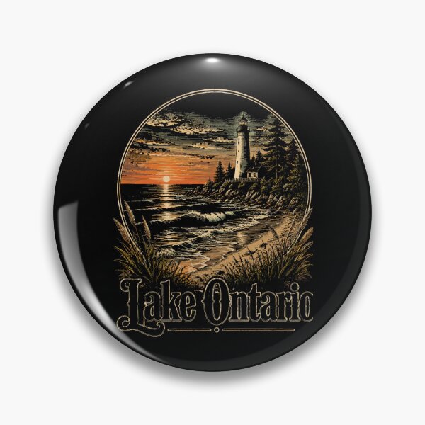 Item preview, Lake Ontario Sunset, Lake Ontario, Great Lakes, Canada Ontario Map, Lake Life designed and sold by EllyDinico.
