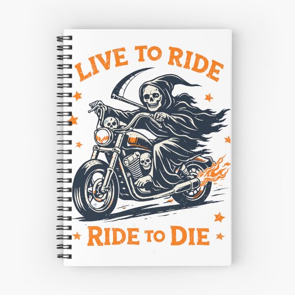 Item preview, Live to Ride Grim Reaper Biker Poster designed and sold by Matinez Pink.