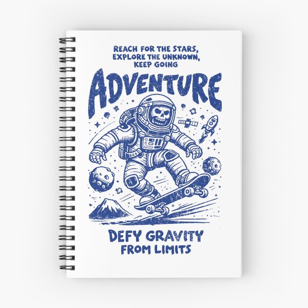 Item preview, Skateboarding Skeleton Astronaut Space Poster designed and sold by Matinez Pink.