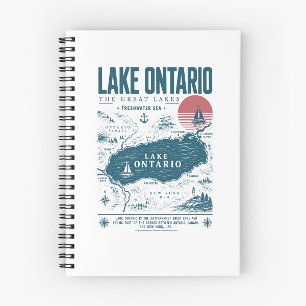 Item preview, Lake Ontario , Loon Est 1615, Lake Ontario Great Lakes, Quiet Activism, Canada Tee, Subtle Anti Trump designed and sold by EllyDinico.
