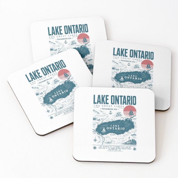 Item preview, Lake Ontario , Loon Est 1615, Lake Ontario Great Lakes, Quiet Activism, Canada Tee, Subtle Anti Trump designed and sold by EllyDinico.