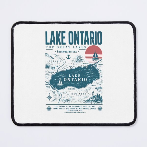 Item preview, Lake Ontario , Loon Est 1615, Lake Ontario Great Lakes, Quiet Activism, Canada Tee, Subtle Anti Trump designed and sold by EllyDinico.