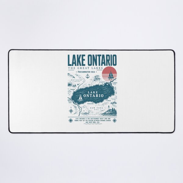 Item preview, Lake Ontario , Loon Est 1615, Lake Ontario Great Lakes, Quiet Activism, Canada Tee, Subtle Anti Trump designed and sold by EllyDinico.