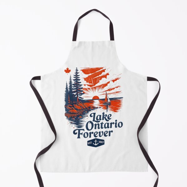 Item preview, Lake Ontario Outdoor, Lake Ontario, Great Lakes, Canada Ontario Map, Lake Life designed and sold by EllyDinico.