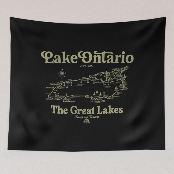 Item preview, Lake Ontario Sunset, Lake Ontario, Great Lakes, Canada Ontario Map, Lake Life designed and sold by EllyDinico.