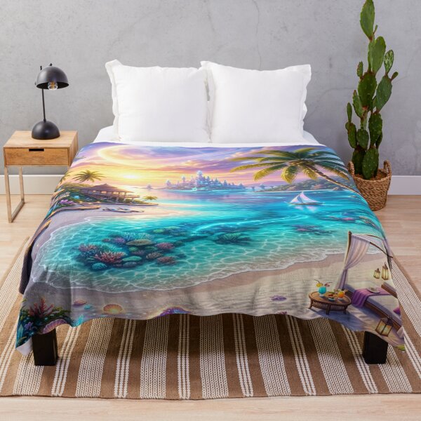 Item preview, Luxury Fantasy Beach Resort at Sunset designed and sold by Solomon-Ent-144.