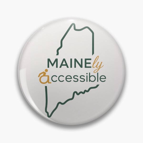 Item preview, Mainely Accessible Sticker Design 1 designed and sold by DisCo Monarchy.