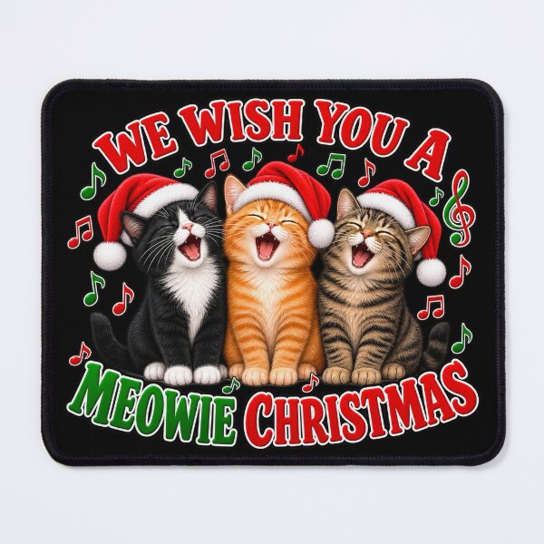 Item preview, We Wish You a Meowie Christmas – Singing Christmas Kitties designed and sold by LnsCreations.
