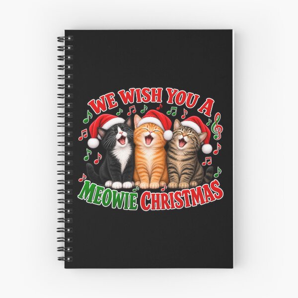 Item preview, We Wish You a Meowie Christmas – Singing Christmas Kitties designed and sold by LnsCreations.