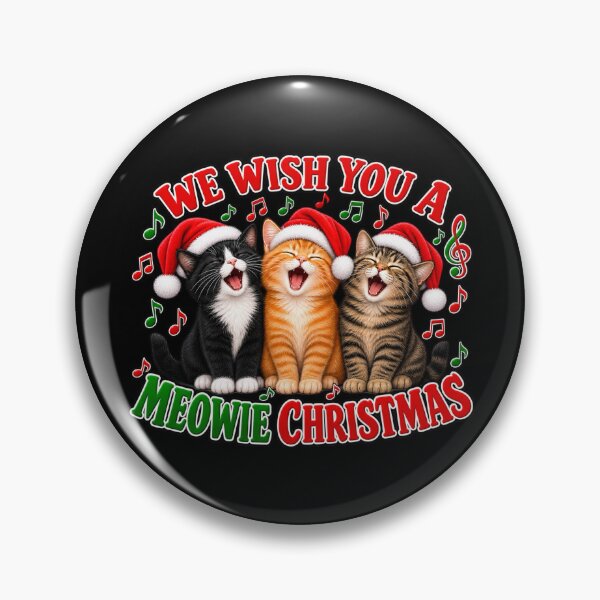 Item preview, We Wish You a Meowie Christmas – Singing Christmas Kitties designed and sold by LnsCreations.