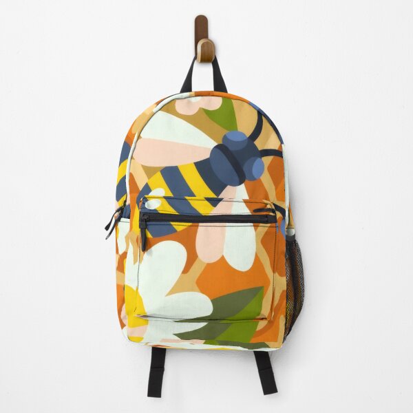 Item preview, Honeybees and Honeycomb Vector Art - Flat Geometric Floral Print designed and sold by Billy Morfo™.