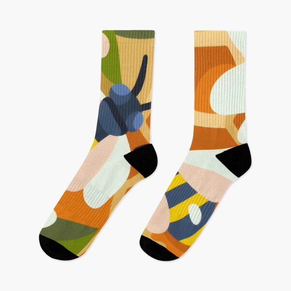 Item preview, Honeybees and Honeycomb Vector Art - Flat Geometric Floral Print designed and sold by Billy Morfo™.