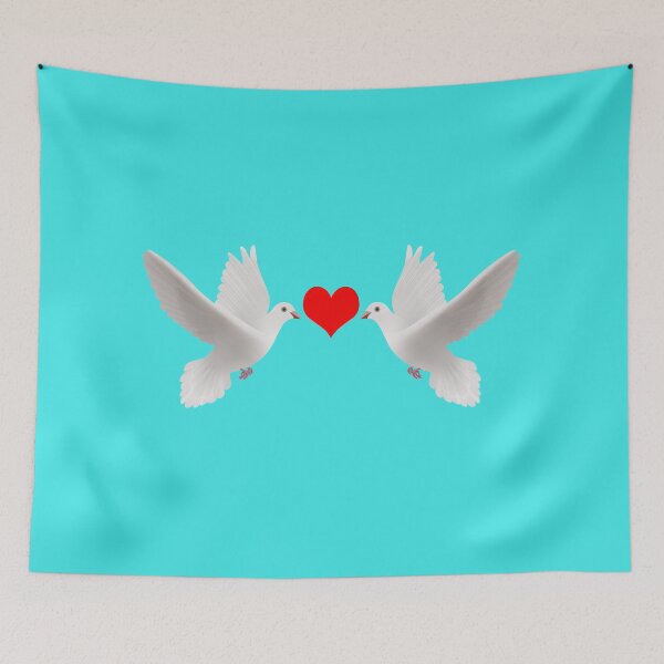 Item preview, love and peace couple designed and sold by PSDesignWorks.