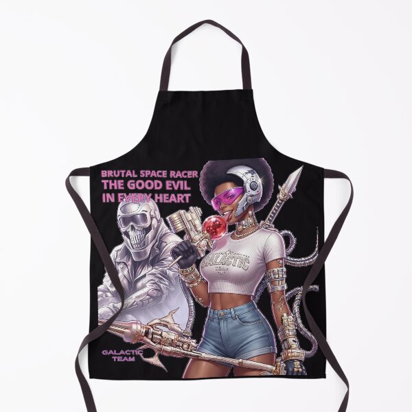 Item preview, Afro Woman Space Racer Spear designed and sold by Voodoo Store Paranormal Collections.