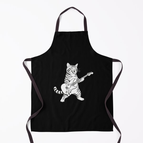 Item preview, Rock And Roll Cat Guitarist Feline Musician designed and sold by PopStars1993.