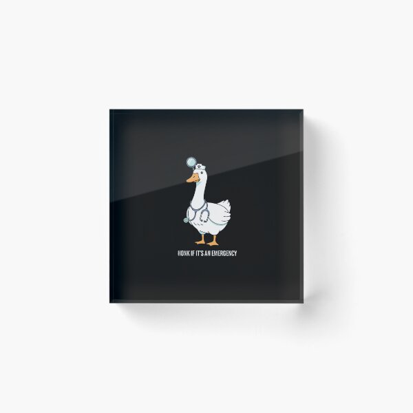 Item preview, Honk If It's An Emergency Medical Goose Doctor Nurse Veterinarian designed and sold by PopStars1993.