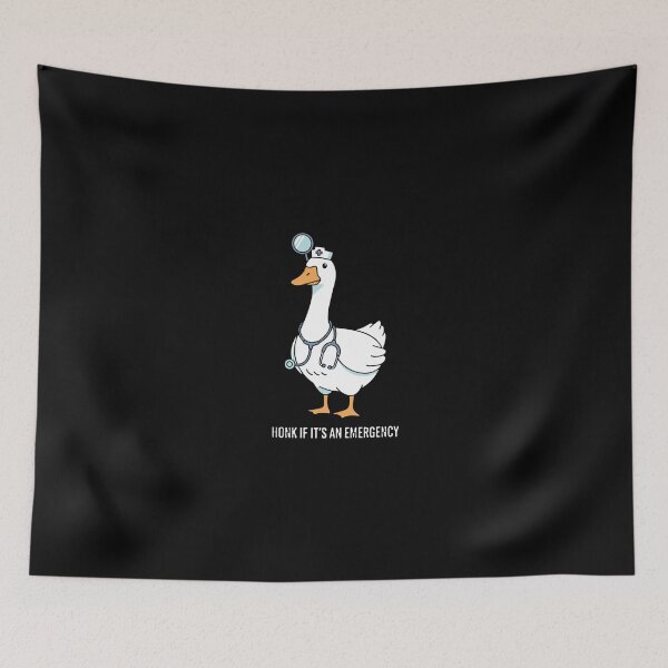 Item preview, Honk If It's An Emergency Medical Goose Doctor Nurse Veterinarian designed and sold by PopStars1993.