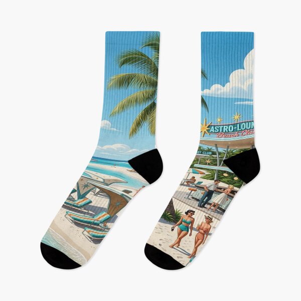 Item preview, A Retro 1950s Luxury Beachfront Resort Scene designed and sold by Solomon-Ent-144.