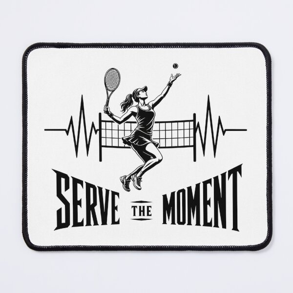 Item preview, A dynamic tennis player in action, showcasing power, speed, focus, and the passion for the game.  designed and sold by StyxIND.
