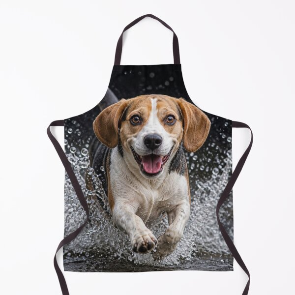 Item preview, Smiling Beagle Splashing in Water designed and sold by Wags & Tails.